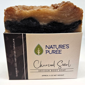 NATURES'S PURÉE CHARCOAL SWIRL BODY SOAP SUBSCRIPTION