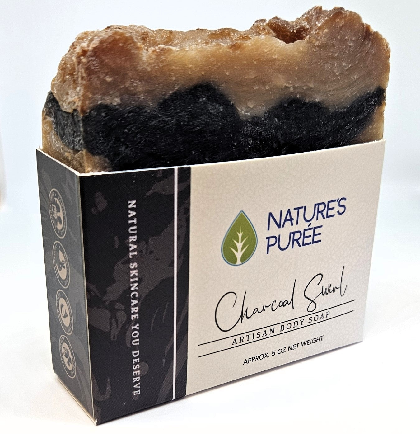 NATURES'S PURÉE CHARCOAL SWIRL BODY SOAP SUBSCRIPTION